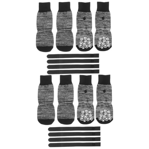 BESPORTBLE 8 STK Haustier socken hundepflegeprodukte socken für hundepfoten Hunde assecoires Dog Accessories austauschbare Hundesocken Tragbare Socken für Haustiere Reine Baumwolle Black BESPORTBLE 8 STK Haustier socken hundepflegeprodukte socken für hundepfoten Hunde assecoires Dog Accessories austauschbare Hundesocken Tragbare Socken für Haustiere Reine Baumwolle Black von BESPORTBLE
