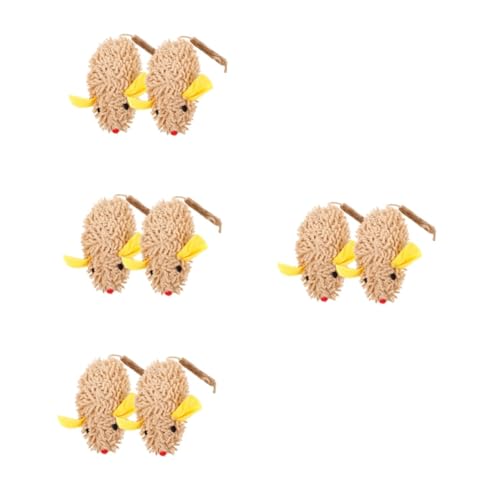 BESPORTBLE 4sets Cartoon Form Mäuse Interaktive Spielzeug Für Indoor Katzen Katze Molar Spielzeug 2 Stücke * 4 BESPORTBLE 4sets Cartoon Form Mäuse Interaktive Spielzeug Für Indoor Katzen Katze Molar Spielzeug 2 Stücke * 4 von BESPORTBLE