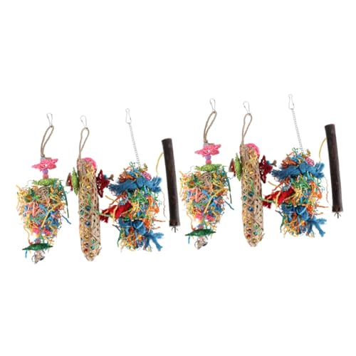BESPORTBLE 8 STK Papagei Kauspielzeug Haustier Papagei hängendes Spielzeug Vogel-Schredder-Spielzeug vogelkäfig zubehör vogelzubehör für käfig Vogel kauen Shredder Spielzeug Plastik Colorful BESPORTBLE 8 STK Papagei Kauspielzeug Haustier Papagei hängendes Spielzeug Vogel-Schredder-Spielzeug vogelkäfig zubehör vogelzubehör für käfig Vogel kauen Shredder Spielzeug Plastik Colorful von BESPORTBLE