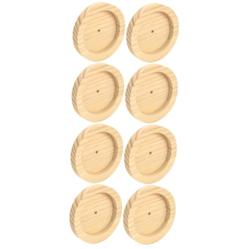 BESPORTBLE 8 STK Zubringer Hamster-futterteller Kaninchenfutter Futterhäuschen Für Eichhörnchen Igelfutter Futternapf Für Hamster Essensteller Für Futterhäuschen Für Kaninchen Khaki Holz BESPORTBLE 8 STK Zubringer Hamster-futterteller Kaninchenfutter Futterhäuschen Für Eichhörnchen Igelfutter Futternapf Für Hamster Essensteller Für Futterhäuschen Für Kaninchen Khaki Holz von BESPORTBLE