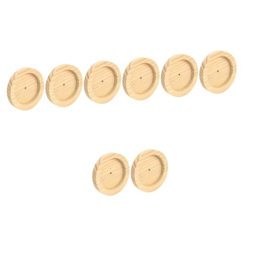 BESPORTBLE 8 STK Zubringer Hamsternapf in Runder Form Futternapf Für Igel Kleiner Futternapf Für Haustiere Kaninchenfutter Hamster-futterteller Lebensmittelhalter Hölzern Holz Spielzeug BESPORTBLE 8 STK Zubringer Hamsternapf in Runder Form Futternapf Für Igel Kleiner Futternapf Für Haustiere Kaninchenfutter Hamster-futterteller Lebensmittelhalter Hölzern Holz Spielzeug von BESPORTBLE