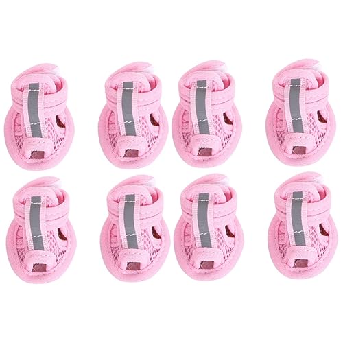 BESPORTBLE 8 STK Haustier-Hundeschuhe Schwimmbad Mesh-Stiefel für Hunde Bootie Stiefeletten Hundebett Schuhe für Hunde Dog Shoes Hunde Schuhe sockenschuhe Haustierschuhe Haustier-Sandale Rosa BESPORTBLE 8 STK Haustier-Hundeschuhe Schwimmbad Mesh-Stiefel für Hunde Bootie Stiefeletten Hundebett Schuhe für Hunde Dog Shoes Hunde Schuhe sockenschuhe Haustierschuhe Haustier-Sandale Rosa von BESPORTBLE