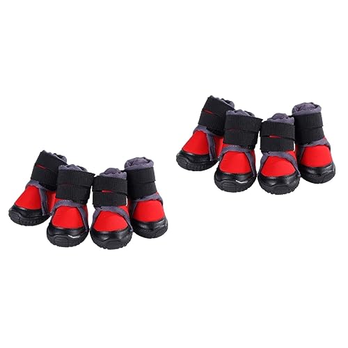 BESPORTBLE 8 STK Hundeschuhe Winterschuhe für Hunde Dog Shoes Hunde Schuhe Outdoor-Outdoor-Schuhe sportliche Outdoor-Schuhe Haustierzubehör Haustierschuhe Haustier warme Schuhe rot BESPORTBLE 8 STK Hundeschuhe Winterschuhe für Hunde Dog Shoes Hunde Schuhe Outdoor-Outdoor-Schuhe sportliche Outdoor-Schuhe Haustierzubehör Haustierschuhe Haustier warme Schuhe rot von BESPORTBLE