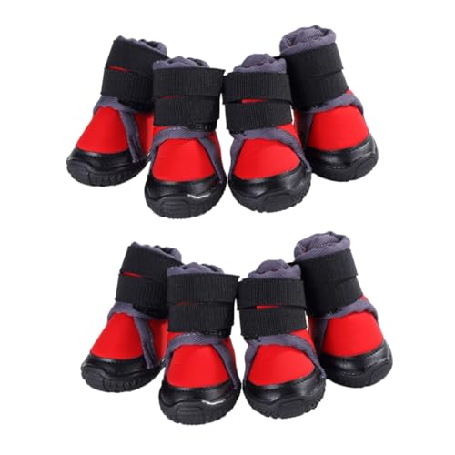 BESPORTBLE 8 STK Outdoor-Schuhe für Haustiere Winterschuhe für Hunde hundeschuhe Heimtierbedarf warme Schuhe Haustier warme Schuhe Haustierzubehör Outdoor-Schuhe für Hunde Haustierschuhe rot BESPORTBLE 8 STK Outdoor-Schuhe für Haustiere Winterschuhe für Hunde hundeschuhe Heimtierbedarf warme Schuhe Haustier warme Schuhe Haustierzubehör Outdoor-Schuhe für Hunde Haustierschuhe rot von BESPORTBLE