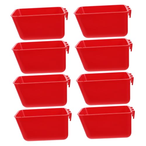 BESPORTBLE Hängende Vogelkäfig-Futter- Und Wassernäpfe 8-teiliges Hühnerfutterschalen-Set Verwendung Von Futtermitteln Für Haustiere BESPORTBLE Hängende Vogelkäfig-Futter- Und Wassernäpfe 8-teiliges Hühnerfutterschalen-Set Verwendung Von Futtermitteln Für Haustiere von BESPORTBLE