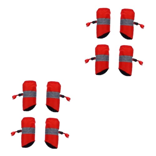BESPORTBLE 8stücke Weihnachts-hundeschuhe Rote Nonslip-pfotenabdeckung Für Kleinen Hund Atmungsaktive Und Bequeme Winter-Schuhe Für Pfotenpflege Kaltem Wetter BESPORTBLE 8stücke Weihnachts-hundeschuhe Rote Nonslip-pfotenabdeckung Für Kleinen Hund Atmungsaktive Und Bequeme Winter-Schuhe Für Pfotenpflege Kaltem Wetter von BESPORTBLE