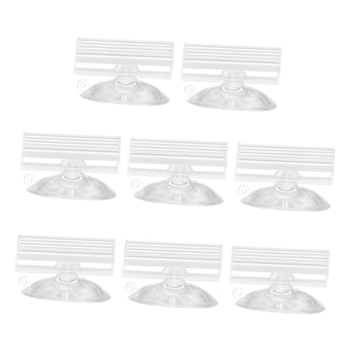 BESPORTBLE 8St Aquarium-Saugnapf-Clip trennwand für Aquarium Saugnapf Halterungen für Aquarium Aquarienzucht Türhaken Gürtel Trennklemme für Aquarien Fischtank Isolationsplattenclip Plastik von BESPORTBLE