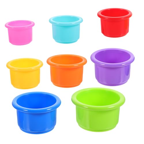 BESPORTBLE 8stücke Teiliges Kaninchen Stapelspielzeug Aus Bunte Für Futterversteck Und Spiel Für Kleintiere Klettern Und Verstecken von BESPORTBLE