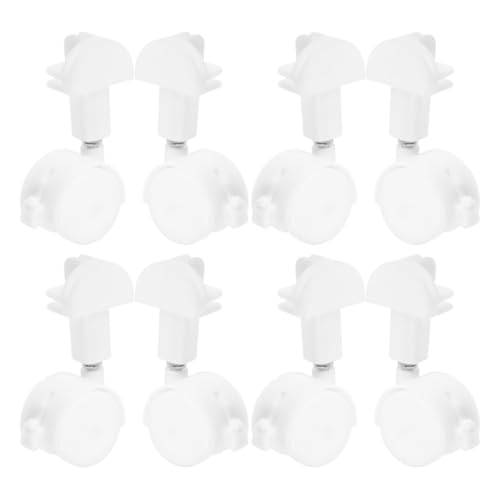 BESPORTBLE 8St Zubehör für Katzenhausrollen Gas-Thermoelement-Paar Teile Rollen Booster- Katzenkäfig Zubehör Katzenkäfig Reinigung Katzendrahtkäfigräder Hunderad Eisen Weiß von BESPORTBLE