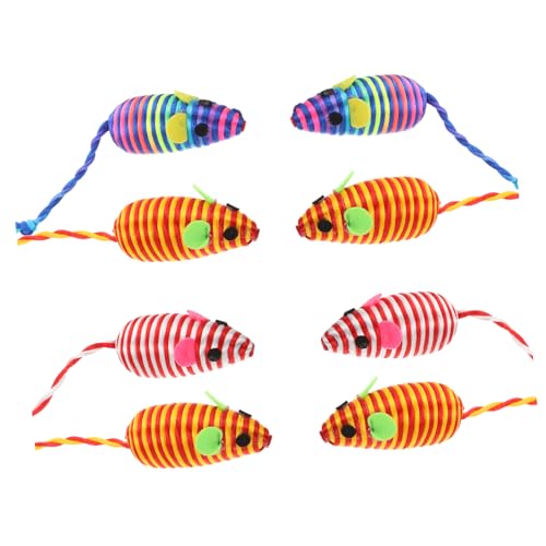 BESPORTBLE 8stücke Interaktive Katzenspielzeuge Aus Woven Mouse Teaser Für Katzen Für Indoor Und Einzelspiel Unterhaltsam Und Aktivierend BESPORTBLE 8stücke Interaktive Katzenspielzeuge Aus Woven Mouse Teaser Für Katzen Für Indoor Und Einzelspiel Unterhaltsam Und Aktivierend von BESPORTBLE