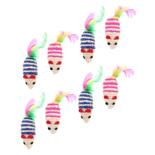 BESPORTBLE 8st Sound-katzenspielzeug Mäuse Katze Wohnungskatzen Kätzchenspielzeug Für Wohnungskatzen Katzenminze Kätzchen Leckerli- Für Katzen Katzenball Sisal BESPORTBLE 8st Sound-katzenspielzeug Mäuse Katze Wohnungskatzen Kätzchenspielzeug Für Wohnungskatzen Katzenminze Kätzchen Leckerli- Für Katzen Katzenball Sisal von BESPORTBLE