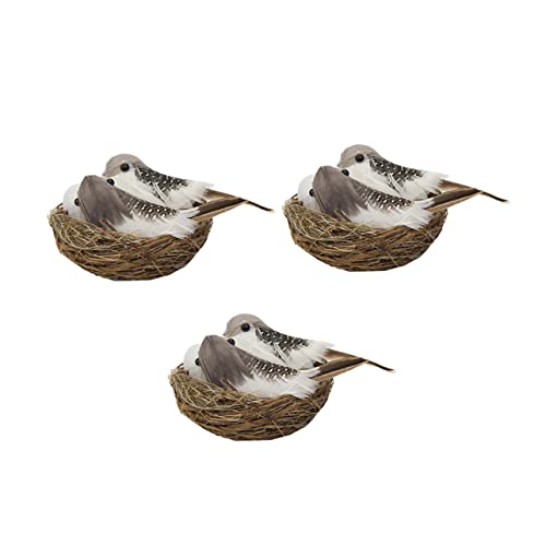 BESPORTBLE 9 Sets Ostern Vögel Nest Ornament Mädchen Pretend Spielen Handwerk Spielzeug Simulierte Nest Dekorationen BESPORTBLE 9 Sets Ostern Vögel Nest Ornament Mädchen Pretend Spielen Handwerk Spielzeug Simulierte Nest Dekorationen von BESPORTBLE