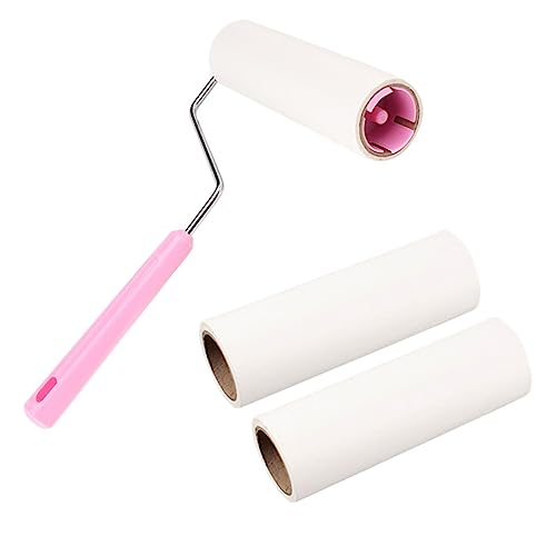 BESPORTBLE Klebriger Fusselrolle 90 Blätter Wiederverwendbar Für Tierhaare Fussel Extra Klebriges Klebepapier Haarentfernerrolle Zufälliger Stil von BESPORTBLE