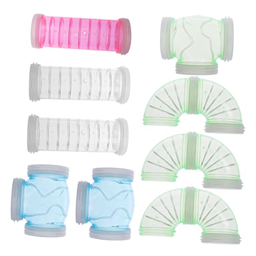 BESPORTBLE 9stücke Teiliges Hamster-tunnelset Aus Kunststoff Bestehend Aus S-förmigen T-förmigen Und Geraden Rohren Spielzeug Bewegung Und Erkundung Für Kleine Haustiere Farben Zufällig BESPORTBLE 9stücke Teiliges Hamster-tunnelset Aus Kunststoff Bestehend Aus S-förmigen T-förmigen Und Geraden Rohren Spielzeug Bewegung Und Erkundung Für Kleine Haustiere Farben Zufällig von BESPORTBLE