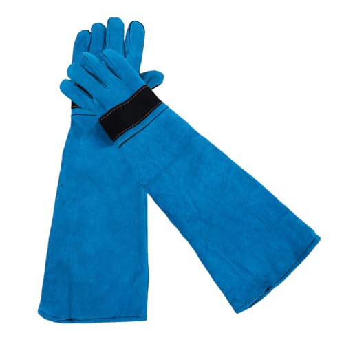 BESPORTBLE Lederhandschuhe Für Tierpflege Mit Verstärktem Schutz Für Katzen Und Hundetraining Ergonomisches Design Verstellbare Langlebig Und Bissfest von BESPORTBLE