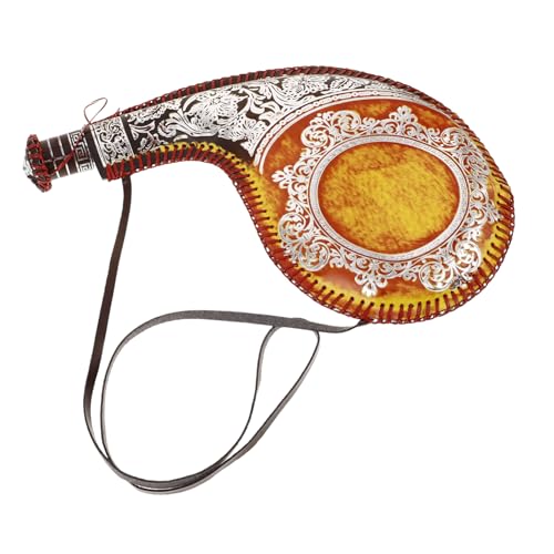 BESPORTBLE Wasserbeutel Aus Im Antiken Chinesischen Stil -Tasche Wein Und Wasserbeutel Mit Riemen Für Reisen Und Outdoor-aktivitäten Robust Und Verschleißfest von BESPORTBLE