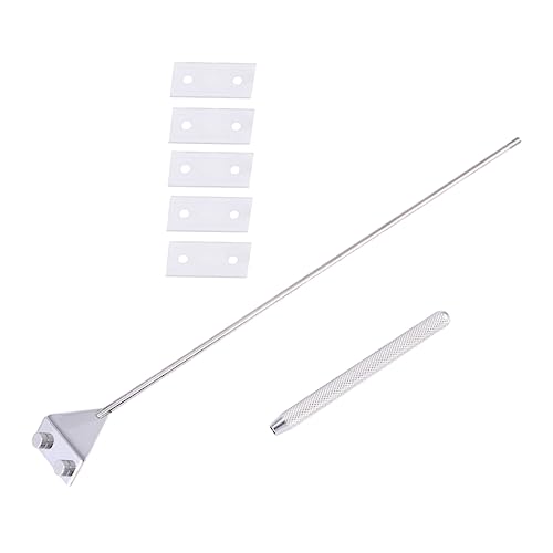 BESPORTBLE Aquarium kratzen Aquarienschaber lang Algenschaber reinigungsbürsten Cleaning Brush Reinigungswerkzeug schuputzbürsten glasdach Reiniger glasschaber Silver BESPORTBLE Aquarium kratzen Aquarienschaber lang Algenschaber reinigungsbürsten Cleaning Brush Reinigungswerkzeug schuputzbürsten glasdach Reiniger glasschaber Silver von BESPORTBLE