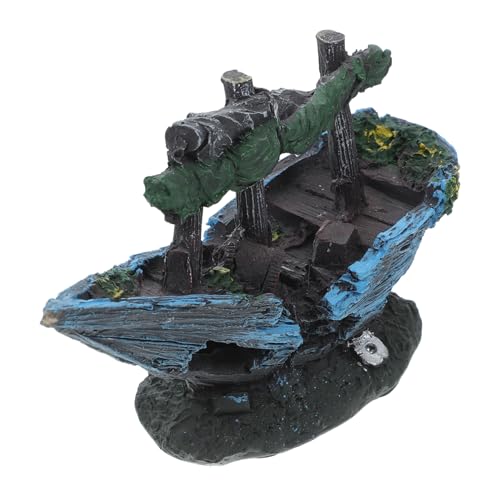 BESPORTBLE Versteckhöhle Aquarium Ornamente Aquarium Dekorationen Realistische Schiffswracks für Süßwasser BESPORTBLE Versteckhöhle Aquarium Ornamente Aquarium Dekorationen Realistische Schiffswracks für Süßwasser von BESPORTBLE