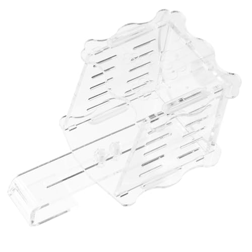 BESPORTBLE Aquatische Pflanzschale Pumpe Wasser System Fisch Futterspender Aquarium Kühler Teich Tank Pflanzgefäß Mit Haken Hängender Pflanzer Kreative Pflanzschale Acryl von BESPORTBLE