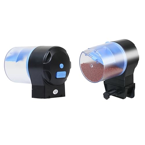 BESPORTBLE Batteriebetriebener Fischfutterautomat Automatischer Fischtank-futterspender Aquarium-futterautomat Timer-Set Für Verschiedene Fischfutterarten von BESPORTBLE