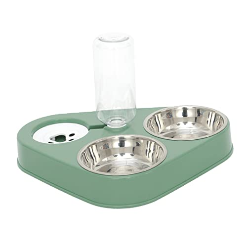 BESPORTBLE Automatischer Wasserspender Für Hunde Und Katzen Mit Kapazität Doppeltem Futternapf Aus Robustem Material Einfach Zu Reinigen Und Gesundheitsfördernd von BESPORTBLE