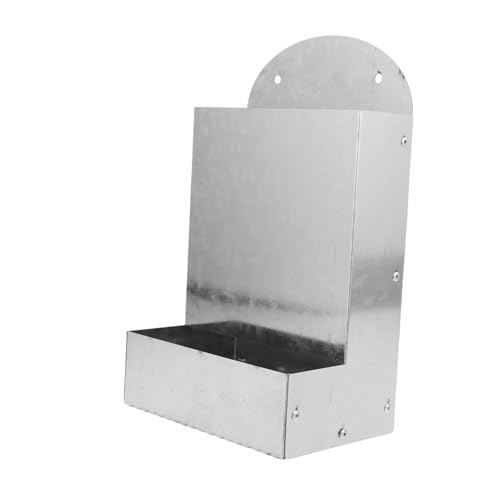 BESPORTBLE Automatischer Hühnerfutterspender Metall Wetterfestes Design Selbstbedienungs futterhalter für Austernschalen und Grit Robustes Hühnermineralfutter für Kleinfarm und Hühnerstall BESPORTBLE Automatischer Hühnerfutterspender Metall Wetterfestes Design Selbstbedienungs futterhalter für Austernschalen und Grit Robustes Hühnermineralfutter für Kleinfarm und Hühnerstall von BESPORTBLE