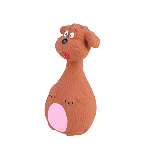 BESPORTBLE Hundespielzeug Aus Latex Cartoon-kauspielzeug Mit Geräuschfunktion Braun Für Zahnpflege Und Beschäftigung Von Hunden Fördert Spielerisches Verhalten Und Langeweile von BESPORTBLE