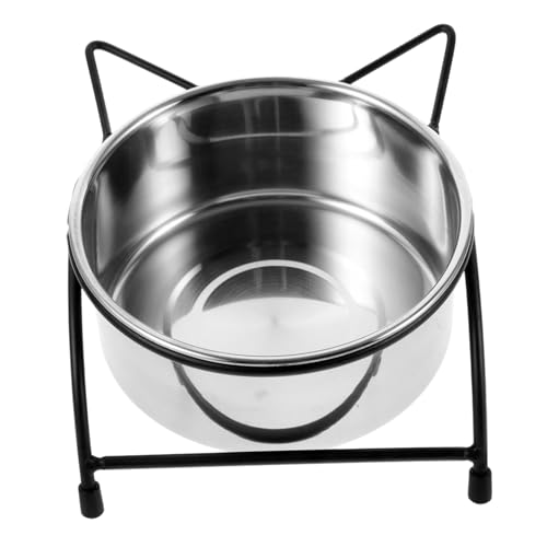 BESPORTBLE Erhöhter Katzenfutterspender Mit Nackenstütze Neigung Für Bequemes Fressen Schalen-Design rutschfest Einfach Zu Reinigen von BESPORTBLE