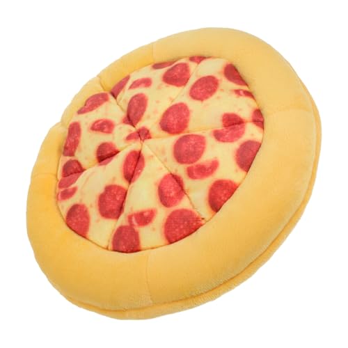 BESPORTBLE Dog Squeaky Chew Toy Für Aggressive Hunde Interaktives Pizza Spielzeug Aus Für Zahnpflege Von Mittelgroßen Hunden Geräusche Für Spannenden Spielspaß von BESPORTBLE