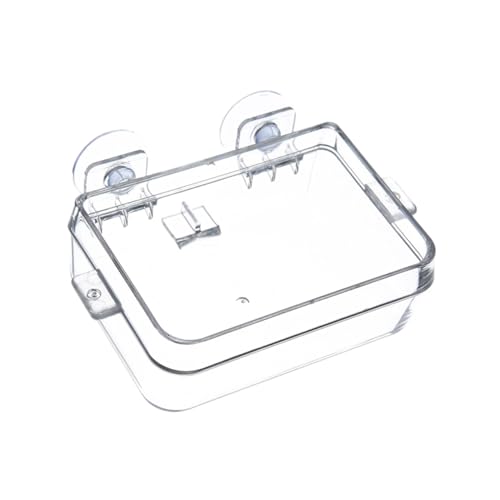 BESPORTBLE Acryl-Reptilien-fütterungsbox Mit Saugnapf Transparente Futter Und Wasserschale Für Schlangen Eidechsen Und Skorpione Entfliehen Verhindern Leicht Zu Reinigen Für Terrarien von BESPORTBLE