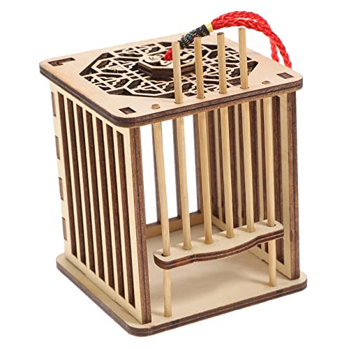 BESPORTBLE Cage Holz Käfig mit Belüftung für Outdoor Insektenhaltung und Beobachtung Tragbar für Naturerkundung und Insektenzucht für Grillen und Heuschrecken von BESPORTBLE