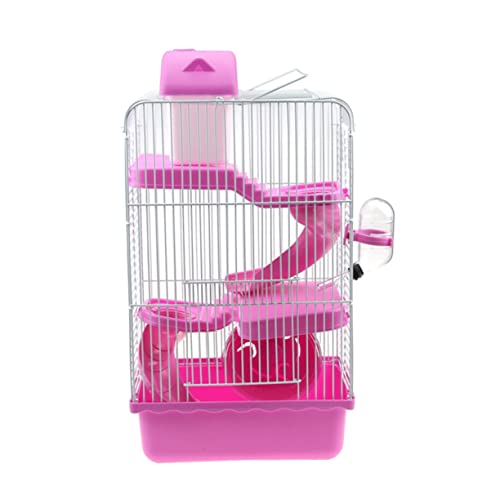BESPORTBLE Villa-Käfig Für Kleine Haustiere Hamsterkäfig Haustierkäfig Rosa Chinchilla BESPORTBLE Villa-Käfig Für Kleine Haustiere Hamsterkäfig Haustierkäfig Rosa Chinchilla von BESPORTBLE
