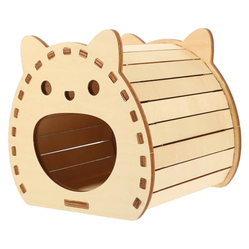 BESPORTBLE Hamsterversteck Aus Holz – Haustierbedarf – Selbstmontage-rennmausnest – Bequem & von BESPORTBLE