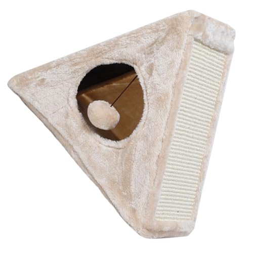 BESPORTBLE Dreieckiges Katzenbettzelt Aus Sisal Kratzbaum Tragbarer Unterschlupf Für Haustiere Für Wärme Und Komfort BESPORTBLE Dreieckiges Katzenbettzelt Aus Sisal Kratzbaum Tragbarer Unterschlupf Für Haustiere Für Wärme Und Komfort von BESPORTBLE