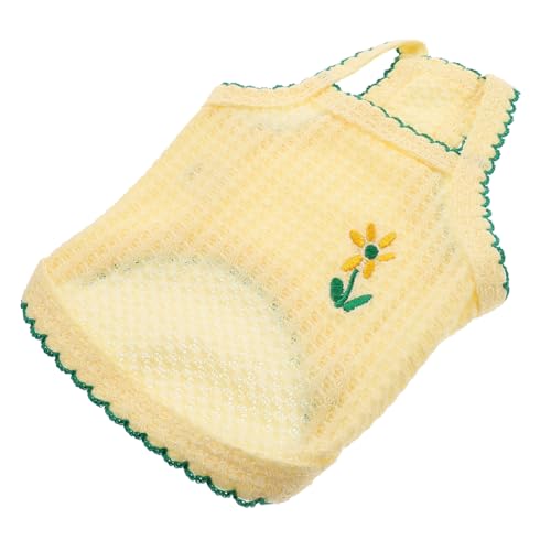 BESPORTBLE Dünne Weste Für Haustier Welpen-Shirt Welpen-Sweatshirts Sommer Hoodies Hund Cool Welpenzubehör Windeln Kühlweste Für Hunde Klein Tzu-hundekleidung Hunde-Outfit Baumwolle Polyester von BESPORTBLE