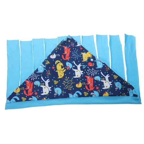 BESPORTBLE Kleines Haustier Eckversteck Für Meerschweinchen Kaninchen Und Hamster Aus Weichem Fleece Mit Quasten Design Für Sicheres Versteck Und Spielplatz von BESPORTBLE