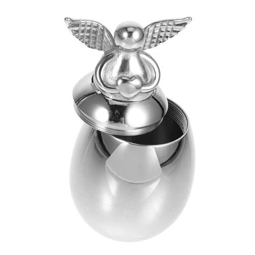 BESPORTBLE Edelstahl Tierurne Silber mit Deckel Kleine Urne für Katzen und Hundebestattung Tragbarer Aschebehälter für Haustiergedenken Dicht Verschlossen Kompakt für Erinnerungsaufbewahrung BESPORTBLE Edelstahl Tierurne Silber mit Deckel Kleine Urne für Katzen und Hundebestattung Tragbarer Aschebehälter für Haustiergedenken Dicht Verschlossen Kompakt für Erinnerungsaufbewahrung von BESPORTBLE