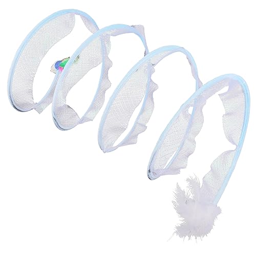 BESPORTBLE Faltbarer Katzentunnel Katzentransporter Kätzchenspielzeug Für Wohnungskatzen Knistertunnel Interaktives Katzenspielzeug Interaktiver Katzentunnel Katzenrohr Sky-Blue Stahldraht BESPORTBLE Faltbarer Katzentunnel Katzentransporter Kätzchenspielzeug Für Wohnungskatzen Knistertunnel Interaktives Katzenspielzeug Interaktiver Katzentunnel Katzenrohr Sky-Blue Stahldraht von BESPORTBLE