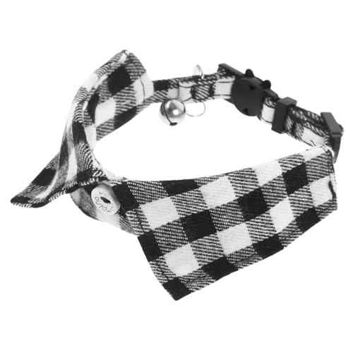 BESPORTBLE Verstellbarer Katzenhalsband Mit Fliege Und Kragen Komfortables Sicheres Und Stilvolles Zubehör Für Haustiere Für Partys Und Täglichen Gebrauch von BESPORTBLE