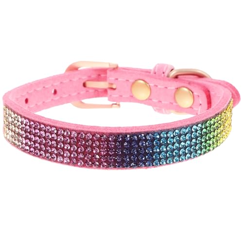 BESPORTBLE Für Hunde Katzenstreu Katzenhalsband Mit Strass Dickes Hundehalsband Haustier Katze Aus Strass Heimtierbedarf Hundehalsbänder Für Den Außenbereich Kragen Für Katzen Glocke Samt von BESPORTBLE