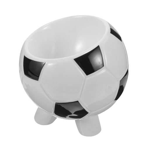 BESPORTBLE Fußball-futternapf Aus Keramik Für Haustiere Keramiknapf Für Hunde Und Katzen Futter- Und Wassernapf-Set von BESPORTBLE