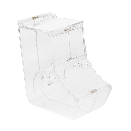 BESPORTBLE Futterautomat Für Hamster Container Kaninchen Meerschweinchen Wasserflasche Nicht Hamsterzubehör Hasenzubehör Heuschale Für Meerschweinchen Einstreu Für Hamster Transparent Acryl von BESPORTBLE