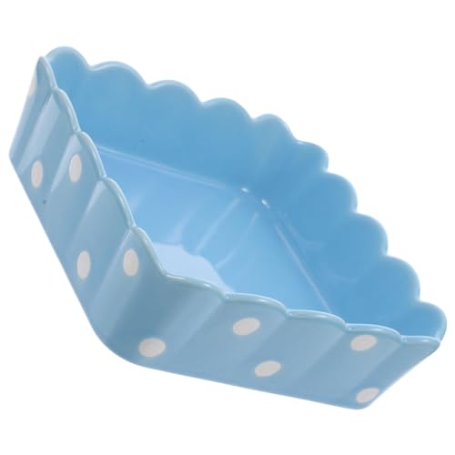 BESPORTBLE Futterautomat für Hamster Kaninchenschale Obstbehälter Hamster- Essen Futternapf Heu keramikschüsseln Keramik schüssel Rattengerichte Chinchilla-Schüssel für den Haushalt Blue BESPORTBLE Futterautomat für Hamster Kaninchenschale Obstbehälter Hamster- Essen Futternapf Heu keramikschüsseln Keramik schüssel Rattengerichte Chinchilla-Schüssel für den Haushalt Blue von BESPORTBLE