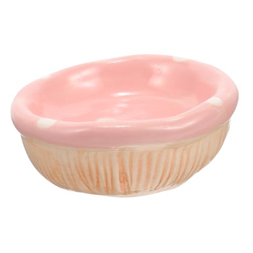BESPORTBLE Ceramic Hamster Bowl Für Haustiere rutschfeste Sichere Futter Und Wasserschale Keramik Für Hamster Chinchillas Und Kleine Nager Niedliches Pilzdesign BESPORTBLE Ceramic Hamster Bowl Für Haustiere rutschfeste Sichere Futter Und Wasserschale Keramik Für Hamster Chinchillas Und Kleine Nager Niedliches Pilzdesign von BESPORTBLE
