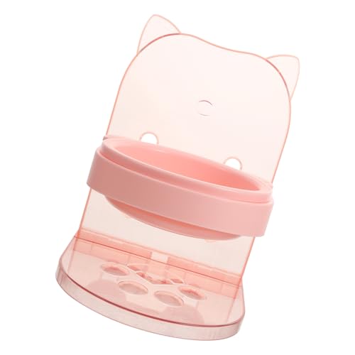 Futternapf Für Katzen Katzennapf Erhöht Wasserschale Hundefutter Futternäpfe Für Haustiere Futterspender Für Welpen Futternapf Für Hunde Katze Fressnapf Heimtierbedarf Plastik Rosa BESPORTBLE von BESPORTBLE