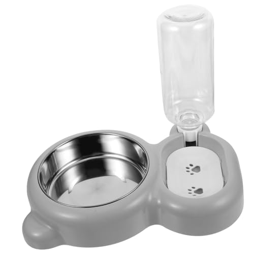 BESPORTBLE Futternapf für Haustiere edelstahlschüsseln edelstahlnapf pet Feeder katzennäpfe Dog Bowl Futterautomat für Katzenfutter Puzzle Katzennapf Automatischer Wasserbehälter Plastik Grey BESPORTBLE Futternapf für Haustiere edelstahlschüsseln edelstahlnapf pet Feeder katzennäpfe Dog Bowl Futterautomat für Katzenfutter Puzzle Katzennapf Automatischer Wasserbehälter Plastik Grey von BESPORTBLE