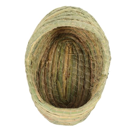 BESPORTBLE Gewebtes Hühnchen Schlafnest Stroh Nest für Kleine Haustiere Warmes und Gemütliches Hühnereiablagebett für Hühner und Kleintiere Leicht zu Reinigen von BESPORTBLE