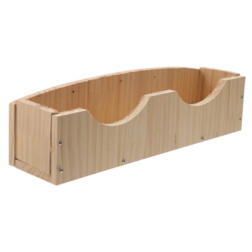 BESPORTBLE Futterspender Heu-futterspender Holz-rillenbehälter Hasenständer Sicher für Haustiere BESPORTBLE Futterspender Heu-futterspender Holz-rillenbehälter Hasenständer Sicher für Haustiere von BESPORTBLE