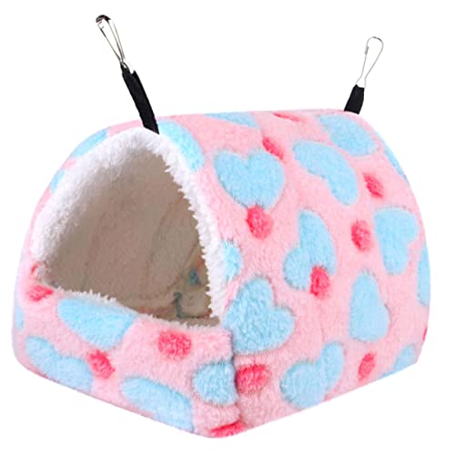 BESPORTBLE Thermische Hängematte Für Hamster Und Kleintiere Winterbett Baumwolle Geeignet Für Frettchen Meerschweinchen Und Ratten Mit Einfachem Aufhänge-System BESPORTBLE Thermische Hängematte Für Hamster Und Kleintiere Winterbett Baumwolle Geeignet Für Frettchen Meerschweinchen Und Ratten Mit Einfachem Aufhänge-System von BESPORTBLE