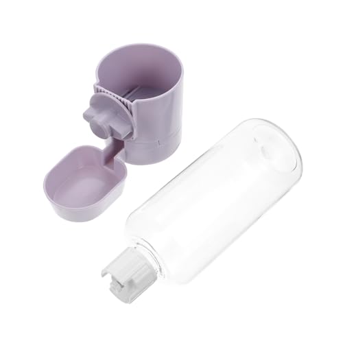 BESPORTBLE Hängende Wasserzufuhr Katzenfutter Futterautomat Für Haustiere Hase Wassernapf Futterhäuschen Für Kaninchen Kleine Haustierwasserflasche Futterautomat Für Kaninchen Plastik Grey von BESPORTBLE
